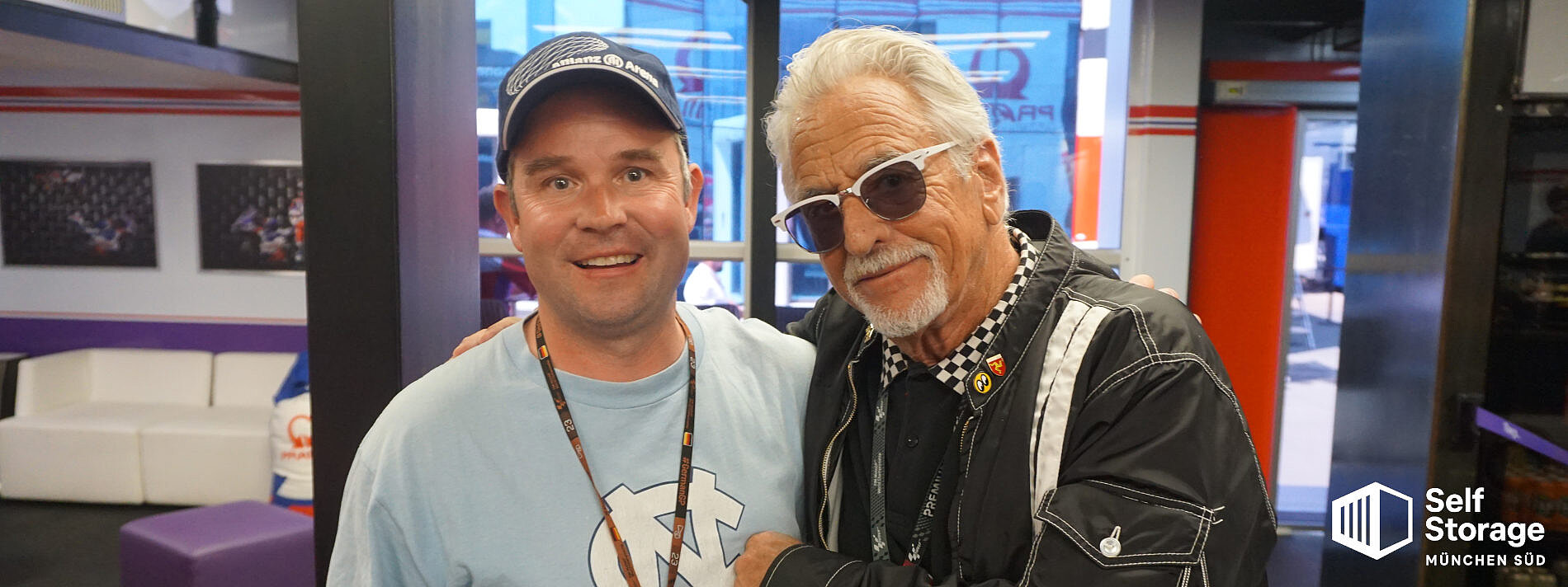 US Serienstar Barry Weiss mit CEO von Self-Storage Munich